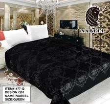 477-Q NABEEL Q01/BLACK ( 2024 ) 1PLY BLANKET