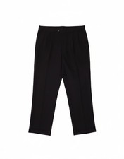 CHAPS Mens Pegged Suit Trousers W42 L31 Navy Blue Wool BC13