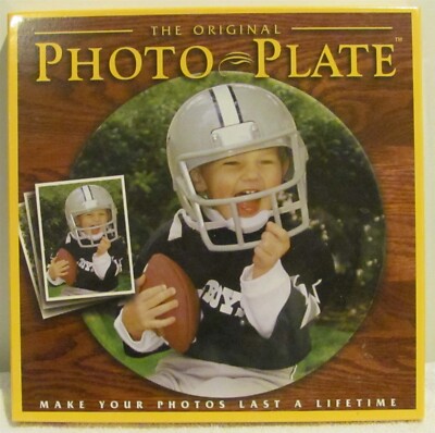 The Original Photo Plate (Put any photo you want onto a plate/ platter/tray)