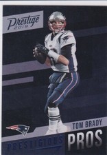 TOM BRADY Prestige BLUE XTRA POINTS VARIATION $$ FOOTBALL CARD Patriots Card LE!