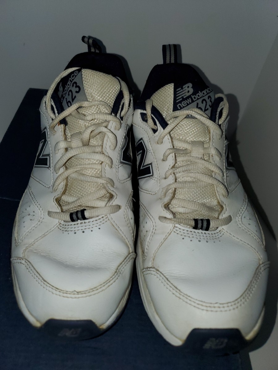 Size New Balance 623 V3 Wide White Navy for sale online