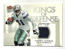 TERENCE NEWMAN Cowboys 2006 Fleer Ultra KINGS OF DEFENSE GAME USED JERSEY RELIC