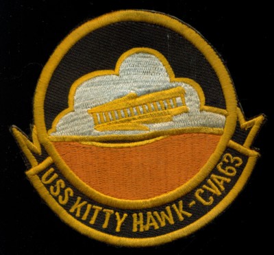 USN USS Kitty Hawk-CVA 63 Patch N-7
