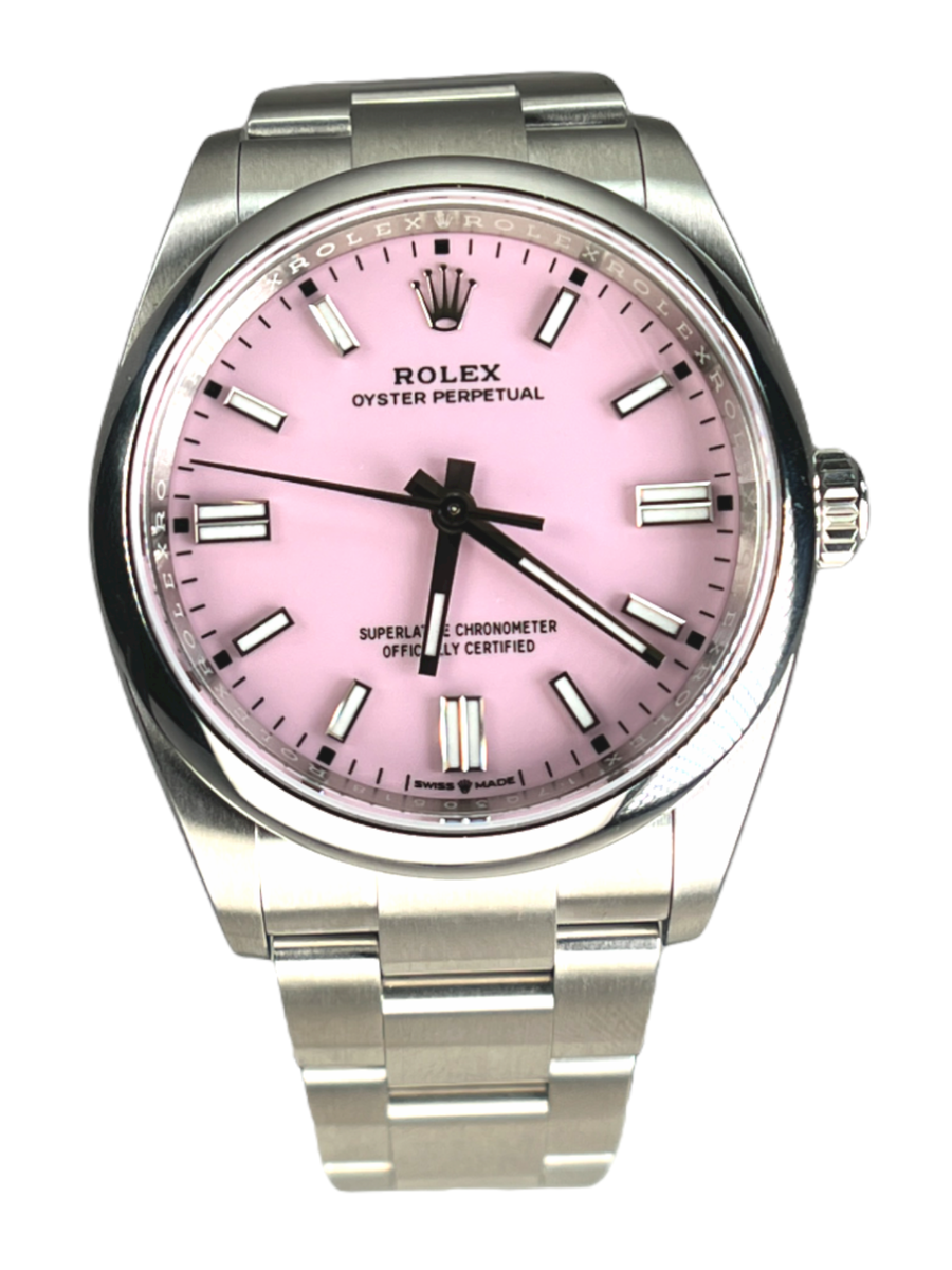 Rolex Oyster Perpetual Candy Pink Women's Watch - m126000 Rolex Oyster Perpetual Candy Pink Women's Watch - m126000