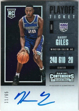 2017-18 Contenders HARRY GILES RC Auto #11/65!!! Duke