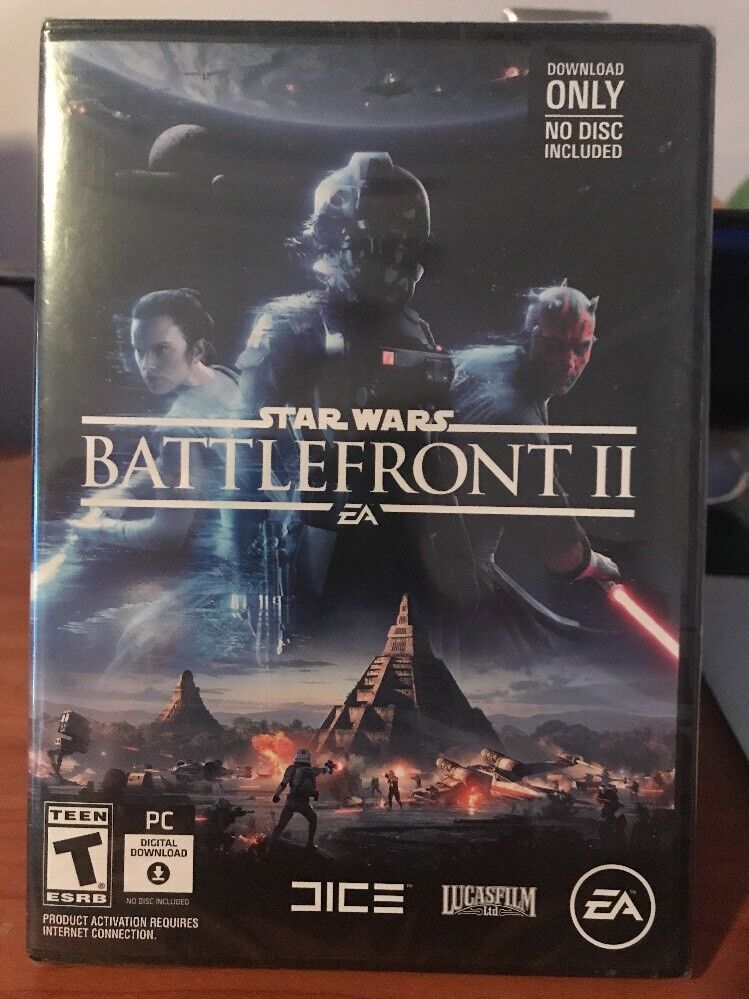 Star Wars Battlefront II 2 PC Download Only BRAND NEW FACTORY SEALED READ  14633369953