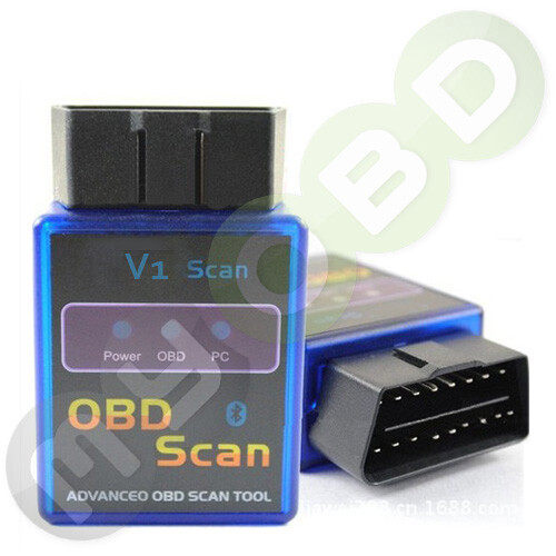 V-1 Mini OBD2 Bluetooth Adapter Android Für VW BMW MERCEDES OPEL FORD VOLVO - Bild 2 von 12