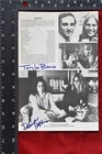 TONY LoBIANCO DEBORAH RAFFIN IN PERSON signed autograph page photo SCREEN WORLD — photo 1