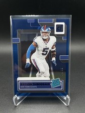 KAYVON THIBODEAUX 2022 Panini Clearly Donruss Rookie Blue #95 /99 RC Giants 🔥