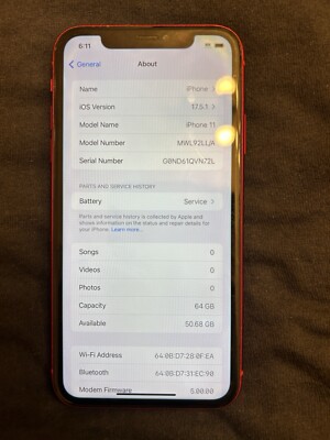 Iphone 11 (Red) 64GB | eBay