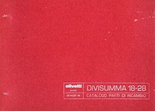 OLIVETTI STAC DIVISUMMA 18 - 28 CATALOGO PARTI DI RICAMBIO 1973 Spare Parts