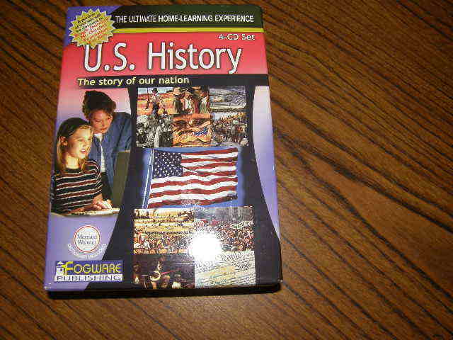 951) US History 4 CD Set Fogware Publishing Pentium with 64 Megabytes Memory....