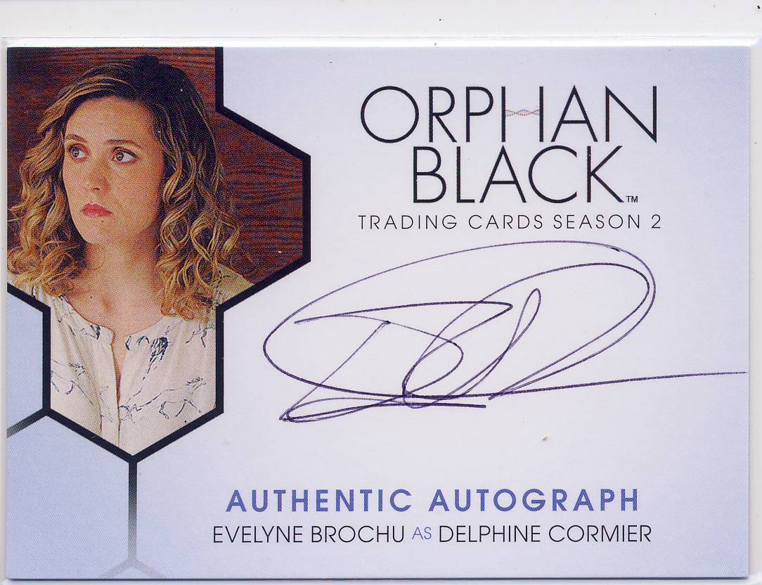 2017 Orphan Black Season Autograph Evelyne Brochu as Delphine