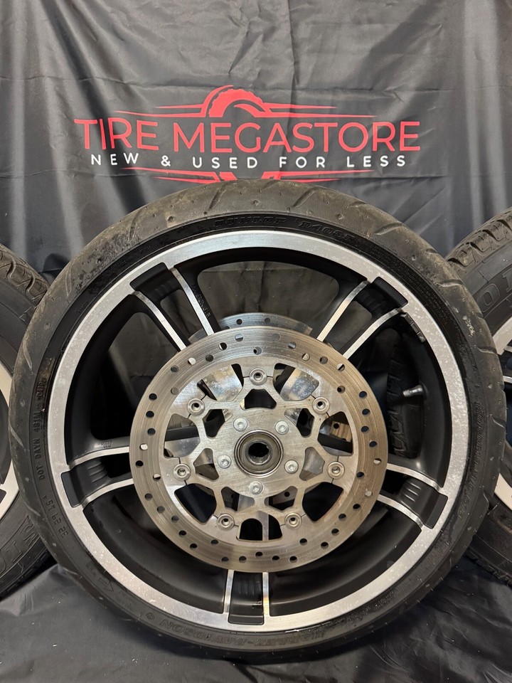 Take-off Harley Davidson Tri-Glide Wheels, Tires, & Rotors TRI-ENF-2530 ...