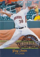 2018 Aberdeen Ironbirds Gray Fenter RC Rookie Baltimore Orioles