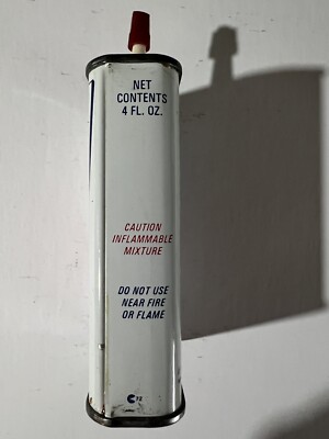 Rare Vintage Derby Refining Co. Lighter Fluid Can Tin Clean Oiler