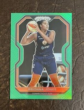 2021 Prizm WNBA Brionna Jones GREEN PRIZM REFRACTOR #8! SUN! NEW! 🏀🔥