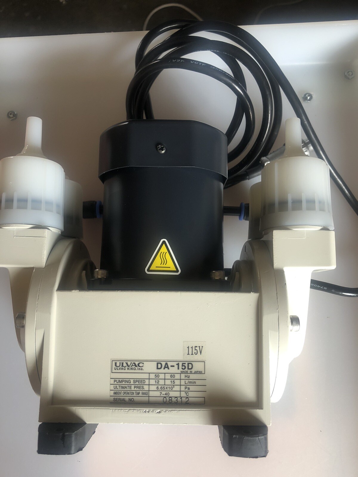 ULVAC DA15D Diaphragm Dry Vacuum Pump eBay