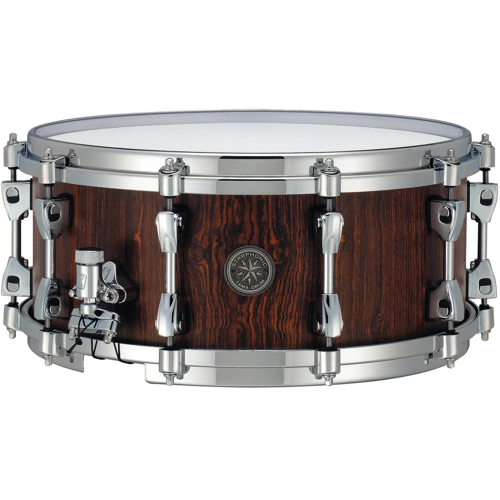 Малый барабан Tama Starphonic серии PBC146 Bubinga 6x14 Внешний слой Cordia Матовый натуральный 115290₽