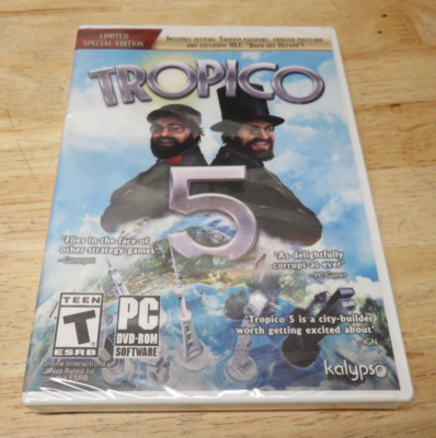 Tropico 5: Limited Special Edition (PC, 2014) NEW SEALED