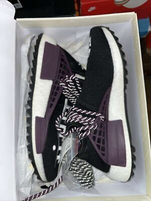 adidas Pharrell Williams Human Race NMD Holi Festival Core Black Sz 5