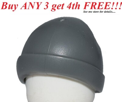 ☀️NEW Lego City Boy Minifig Hat Dark Bluish Gray Cap Ski Beanie