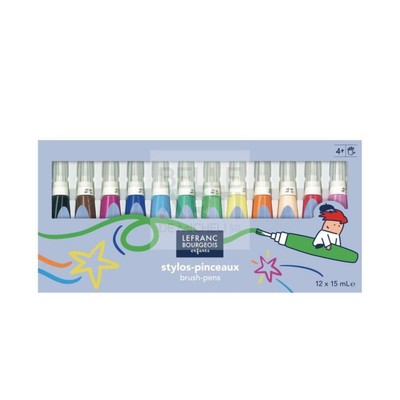 PENNARELLI BRUSH '' ENFANTS '' L&B CONF. 12 PZ X 15 ML COL. ASS.
