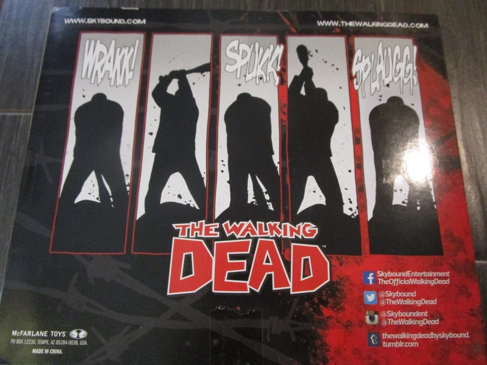 SDCC The Walking Dead Negan & Glenn Figuras de Acción Color Paquete de 2 2016 Comicon Foto 3 de 3