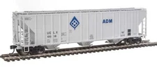WalthersProto # 106122 55' Evans 4780 CF 3-Bay Cov Hopper ADM UELX 10018 HO MIB