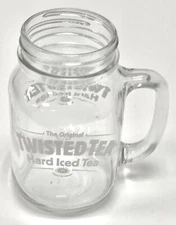 Twisted Tea Mason Jar Glass 22 Oz Mug - One (1) Mason Jar Glass - New & FreeShip