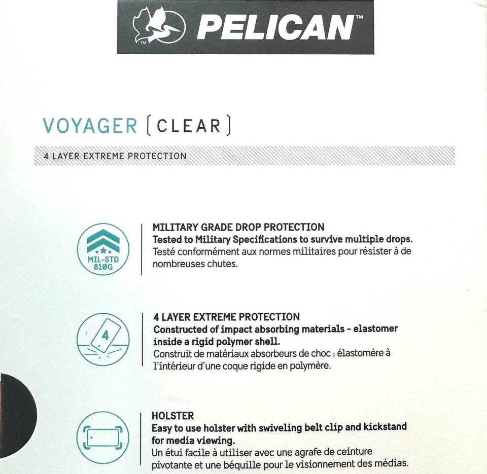 Funda de teléfono transparente Pelican Voyager con funda para iPhone 11 Pro Max/iPhone XS Max Foto 4 de 4