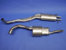 IMASAF Auspuff Set Neu für Alfa Romeo 75 1.6+1.8+2.0 Mitteltopf+Endtopf+Anbaut.