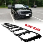 Gloss Black Grille Trim Ring Kit fit for 2017-21 Jeep Grand Cherokee 6ML06XS9AA