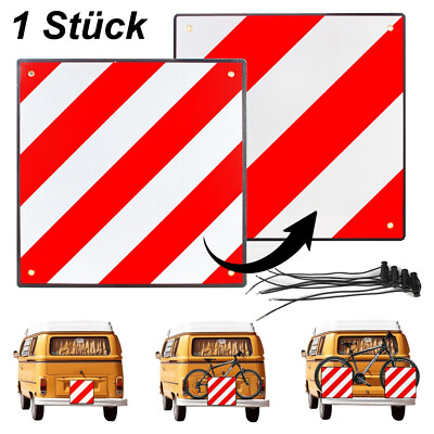 Warntafel Italien Spanien reflektierend 50x50cm Warnschild Wohnwagen Wohnmobil,