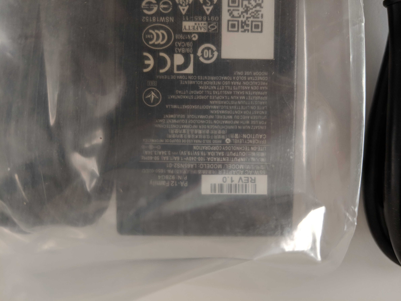 NEW DELL 65W PA-12 Inspiron 6TM1C AC Power Adapter Charger LA65NS2-01 4.5mm