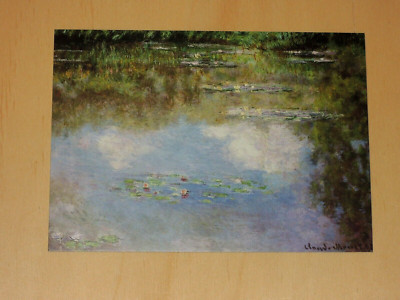 1x  Postkarten Seerosen und Wolken  von 1903 Claude Monet - A6 - Kunst