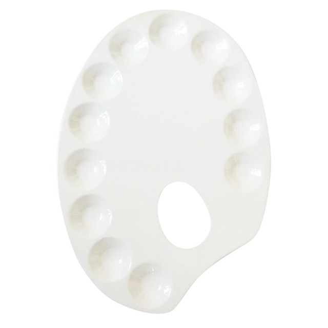 Oval Shape Metal Paint Palette for Artist Mixing Paints Tray Art Supply