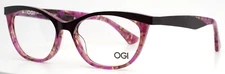 OGI Heritage 9114 2124 Orchid Womens Semi Cat Eye Eyeglasses 51-16-140 B:36 A