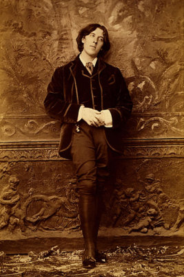 OSCAR WILDE FULL LENGTH STANDING PORTRAIT 8x12 GLOSSY PHOTO PRINT
