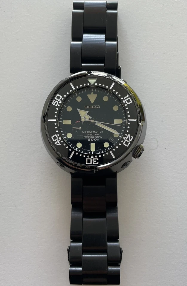 Seiko Marinemaster sbdb009 Spring Drive 3 diff. bracelet located in Au.