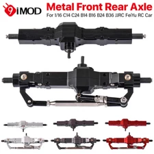 Metal Front Rear Axle Differential For 1/16 C14 JJRC FeiYu WPL RC Car Parts
