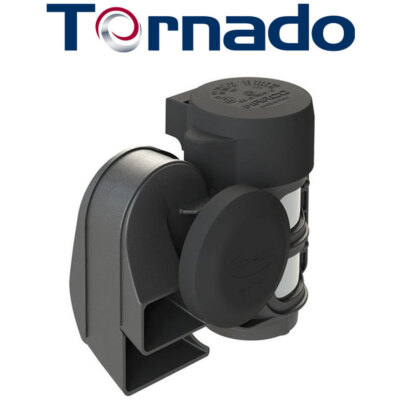TORNADO Kompaktes zweiton Horn mit integriertem Kompressor 12 oder 24 Volt