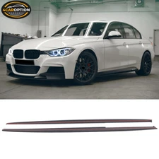 Fits 12-18 BMW F30 3-Series M-T M-Sport 2PCS Side Skirts Extension Lip PP