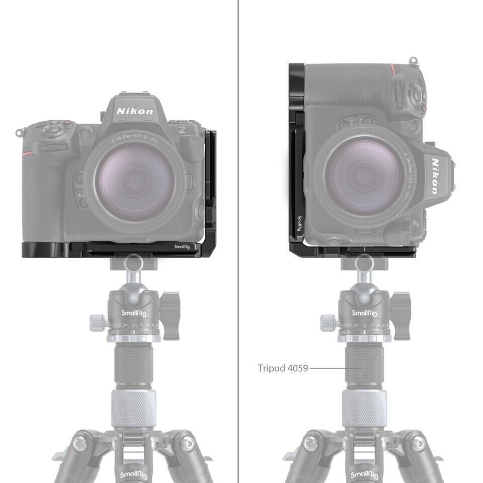 SMALLRIG Night Eagle Z8 Cage voor Nikon Z 8, Volledige Camera Cage van Aluminiumlegering, met Quick Release Plate voor Arca-Swiss en Cold Shoe Mount voor Microfoon en Licht - 4316 SMALLRIG Night Eagle Z8 Cage voor Nikon Z 8, Volledige Camera Cage van Aluminiumlegering, met Quick Release Plate voor Arca-Swiss en Cold Shoe Mount voor Microfoon en Licht - 4316
