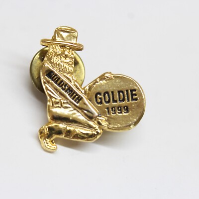 Goldsmith Goldie 1999 Pin Gold Tone Gold Rush