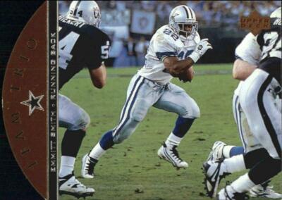 1996 Upper Deck Team Trio #TT70 Emmitt Smith HOF Cowboys