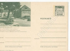 P 99 Bildpostkarte Imprimer Échantillon 20 Pfennig Lorsch - Bad