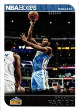 2014 Hoops #17 Kenneth Faried Silver Near mint or better