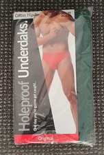     RARE VINTAGE MENS HOLEPROOF HIPSTER BRIEFS UNDERWEAR 34/36" 85-90CM MEDIUM