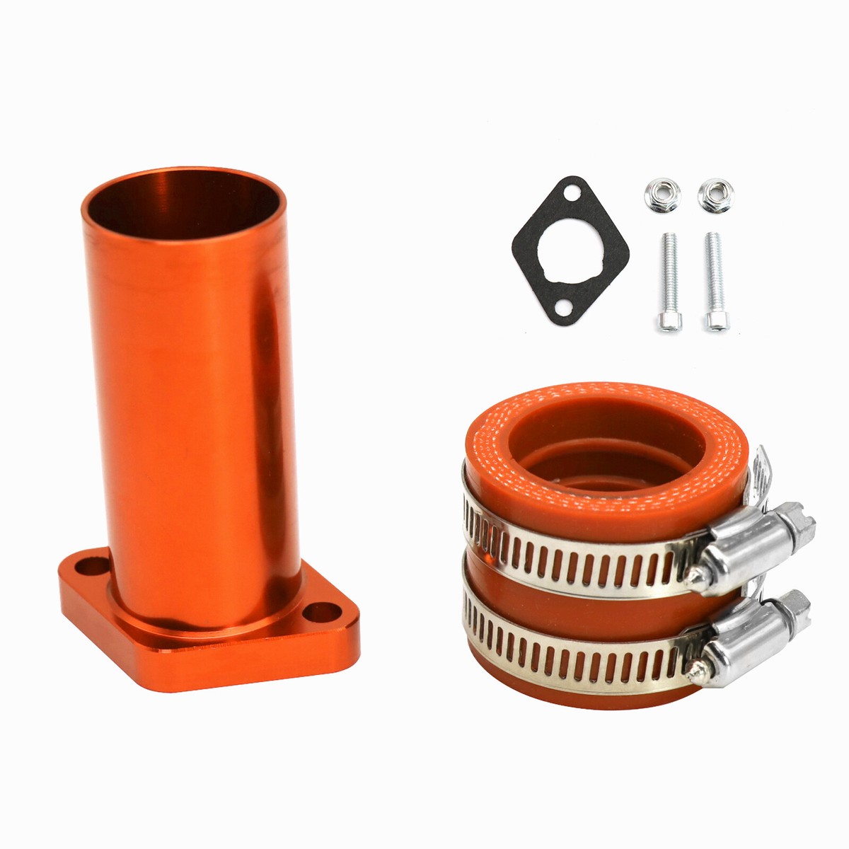 Motorcycle Carburetor Adapter Inlet Intake Pipe Rubber Mat For Polaris Xplorer E